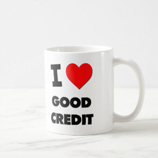 Liebe I guter Kredit Kaffeetasse