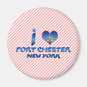 Liebe I Hafen Chester, New York Magnet