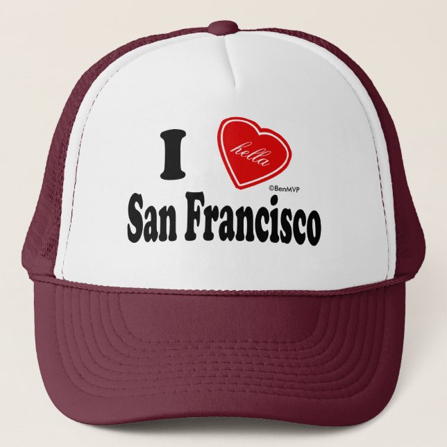 Liebe I (Hella) San Francisco Truckerkappe (Vorderseite)