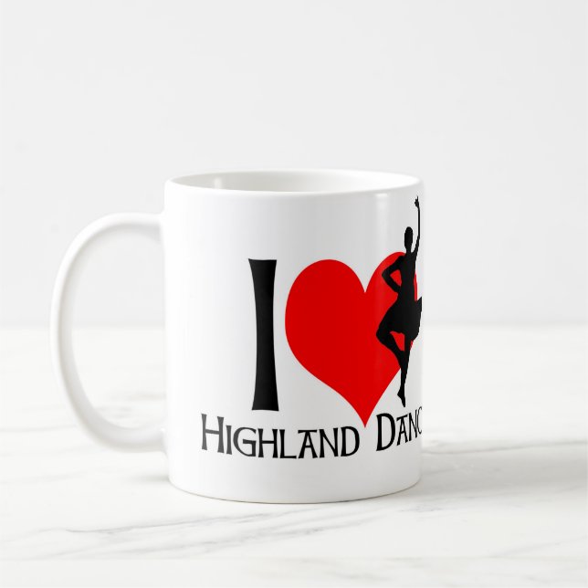 Liebe I Hochland-Tanzen Tasse (Links)