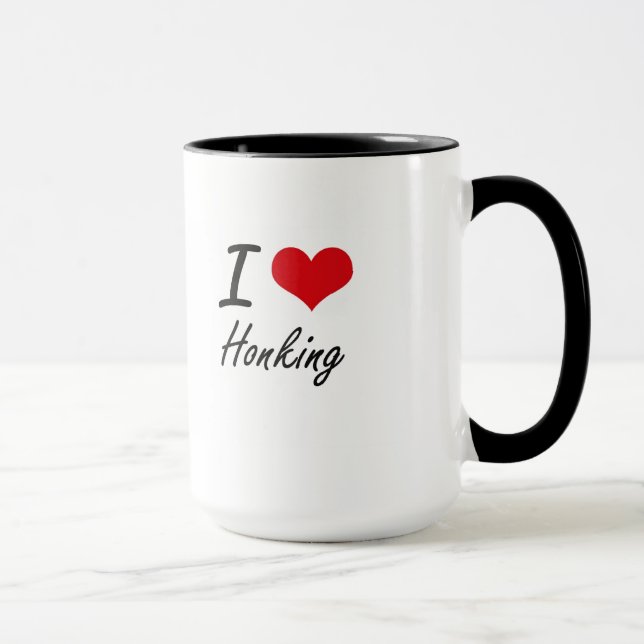 Liebe I Honking Tasse (Rechts)
