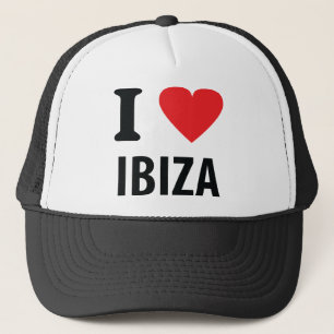 Liebe I Ibiza Ikone Truckerkappe