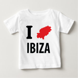 Liebe I Ibiza Konturnikone Baby T-shirt