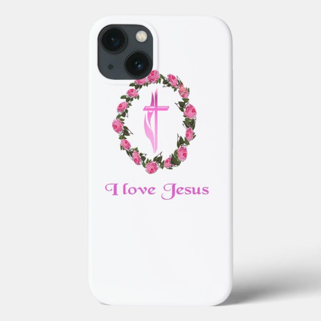 Liebe I Jesus-Telefon-Hüllen Case-Mate iPhone Hülle (Rückseite)