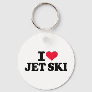 Liebe I Jet-Ski Schlüsselanhänger