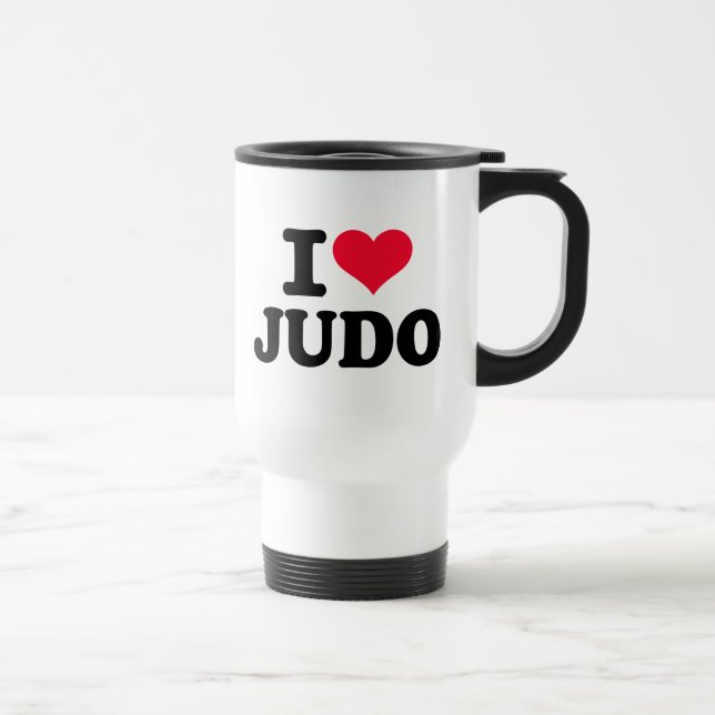 Liebe I Judo Reisebecher (Rechts)