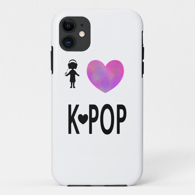 Liebe I K-Pop Case-Mate iPhone Hülle (Rückseite)