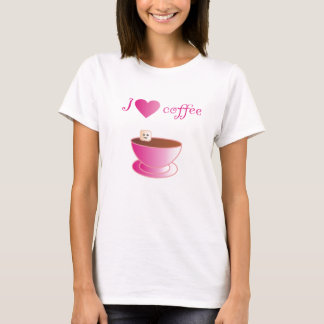 Liebe I Kaffee T-Shirt