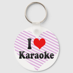 Liebe I Karaoke Schlüsselanhänger