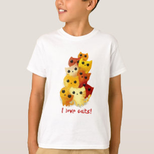 Liebe I Katzen T-Shirt