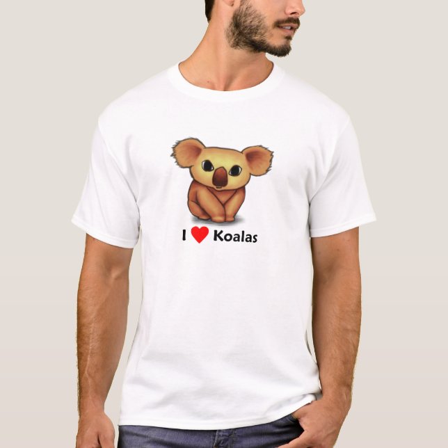 Liebe I Koala T-Shirt (Vorderseite)