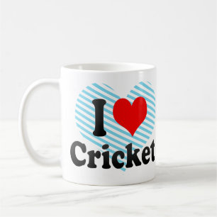 Liebe I Kricket Tasse