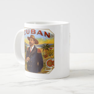Liebe I kubanische Zigarrenknochen-China-Tasse Jumbo-Tasse