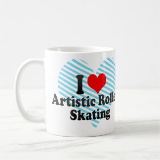 Liebe I künstlerisches Rollen-Skaten Tasse