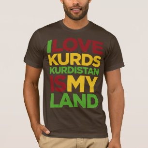 Liebe I Kurden u. Kurdistan T-Shirt
