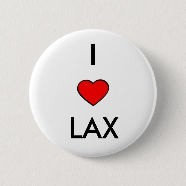 Liebe I Lacrosse Button (Vorderseite)