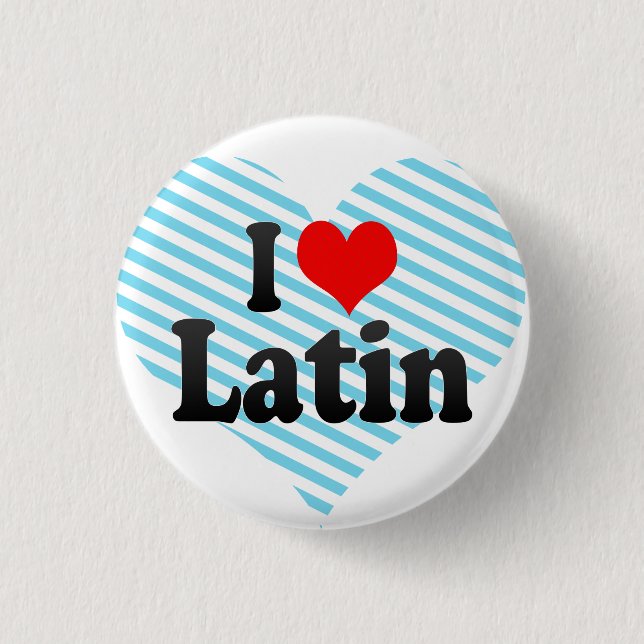 Liebe I Latein Button (Vorderseite)