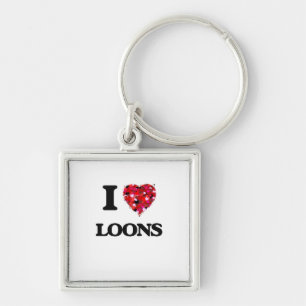 Liebe I Loons Schlüsselanhänger