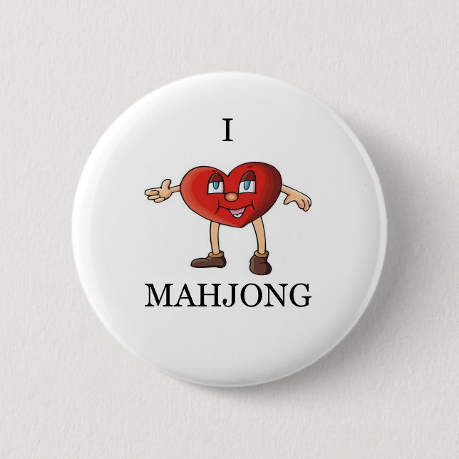 Liebe I mahjong Button (Vorderseite)