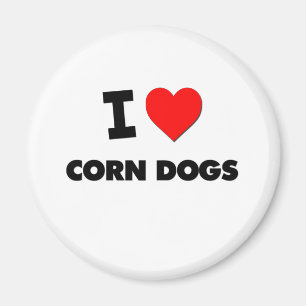 Liebe I Mais-Hunde Magnet