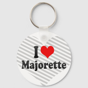 Liebe I Majorette Schlüsselanhänger