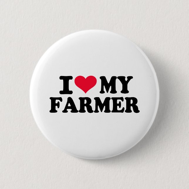 Liebe I mein Bauer Button (Vorderseite)