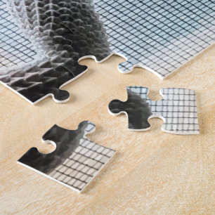 Liebe I mein beardie Spaß-bärtiger Drache Puzzle