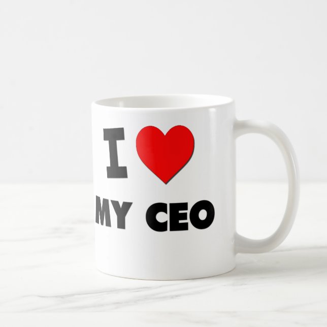 Liebe I mein CEO Tasse (Rechts)