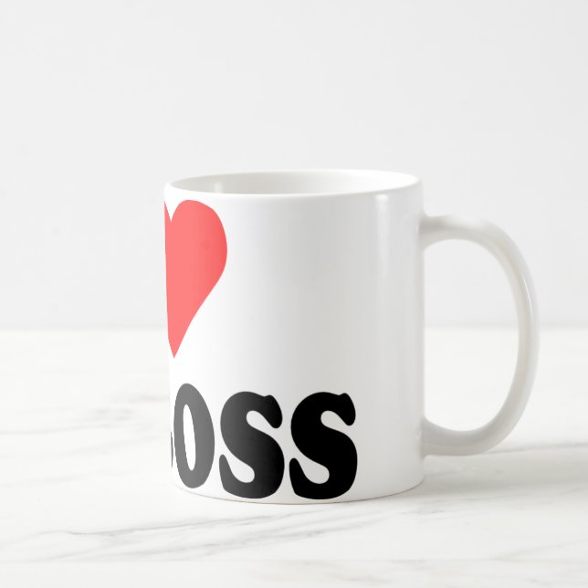 Liebe I mein Chef Tasse (Rechts)