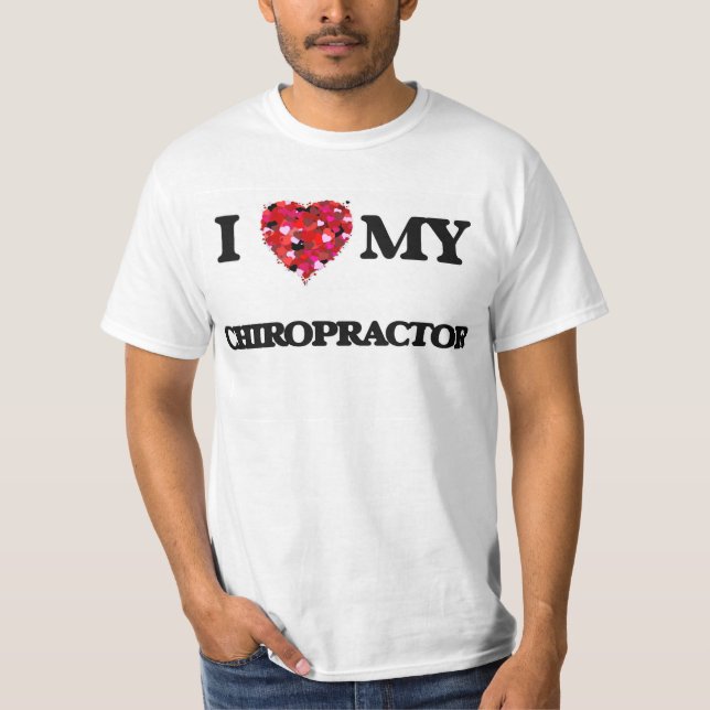 Liebe I mein Chiropraktor T-Shirt (Vorderseite)