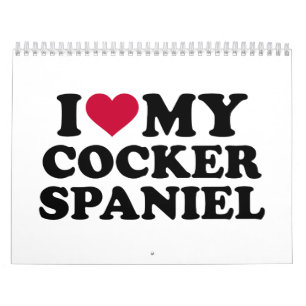 Liebe I mein Cockerspaniel Kalender