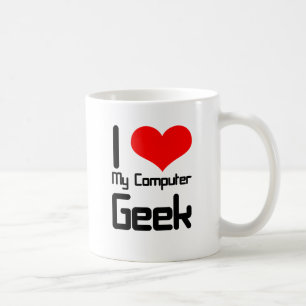 Liebe I mein Computer Geek Tasse