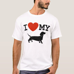Liebe I mein Dackel-T - Shirt