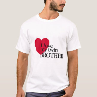 Liebe I mein Doppelbruder T-Shirt
