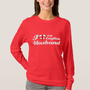 Liebe I mein englischer Ehemann T-Shirt