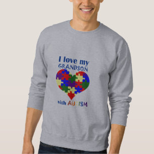 Liebe I mein ENKEL mit Autismussweatshirt Sweatshirt