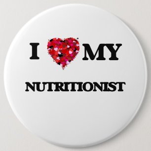 Liebe I mein Ernährungswissenschaftler Button