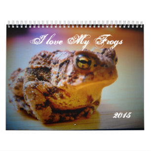 Liebe I mein Frosch-Gewohnheit Druckkalender Kalender