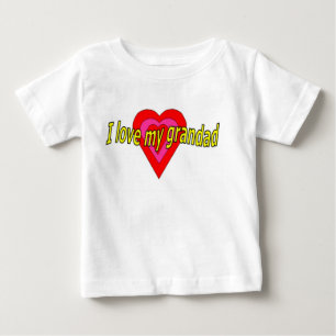 Liebe I mein Grandad Baby T-shirt