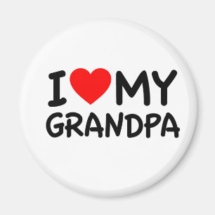 Liebe I mein Großvater Magnet