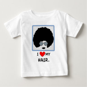 Liebe I mein Haar - Afro Baby T-shirt