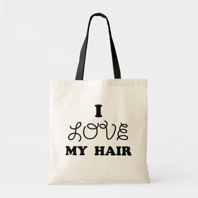 Liebe I mein Haar Tragetasche (Vorne)