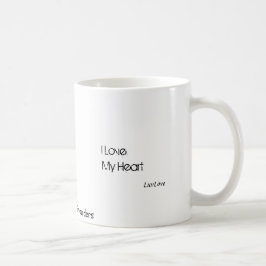 Liebe I mein Herz, danke ich meinem Atem Tasse