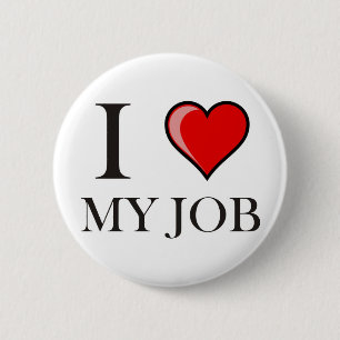 Liebe I mein Job Button