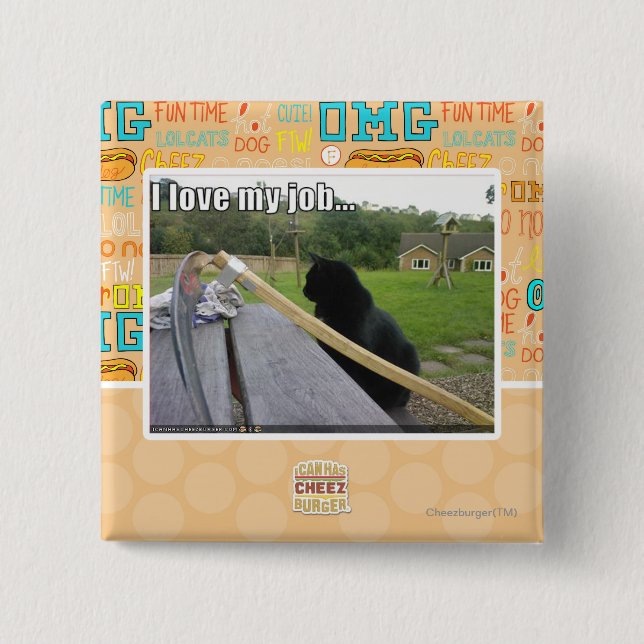 Liebe I mein Job Button (Vorderseite)