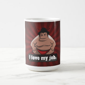 Liebe I mein Job Sumo Tasse
