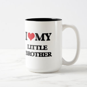 Liebe I mein kleiner Bruder Zweifarbige Tasse