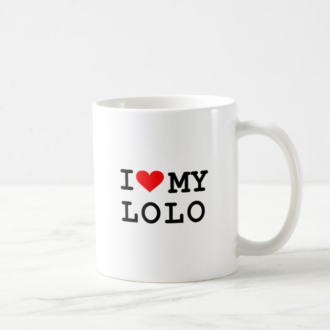 Liebe I mein lolo. Es ist mehr Spaß in den Tasse (Rechts)