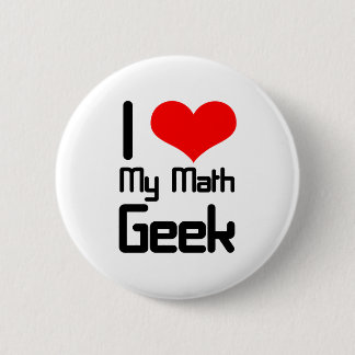 Liebe I mein Mathe Geek Button