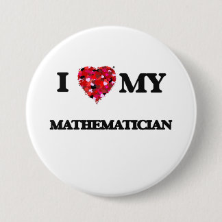 Liebe I mein Mathematiker Button